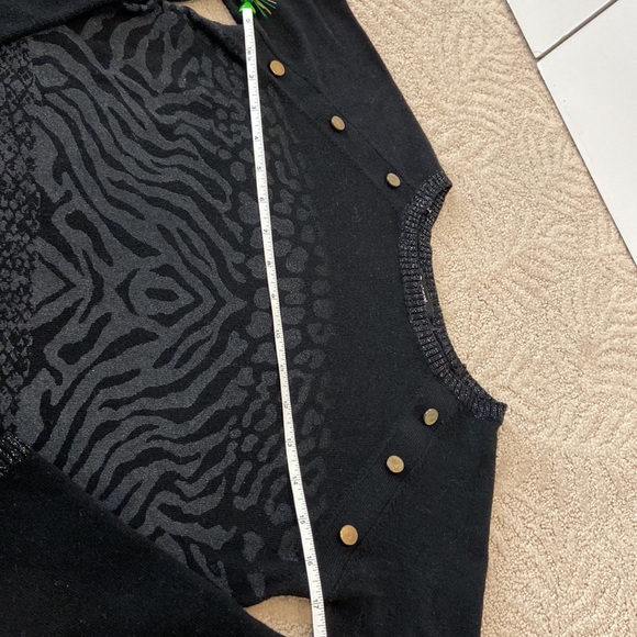 Desigual Gaea Jumper Sweater Animal Print 17WWJF50 Pullover XS - Picture 5 of 7